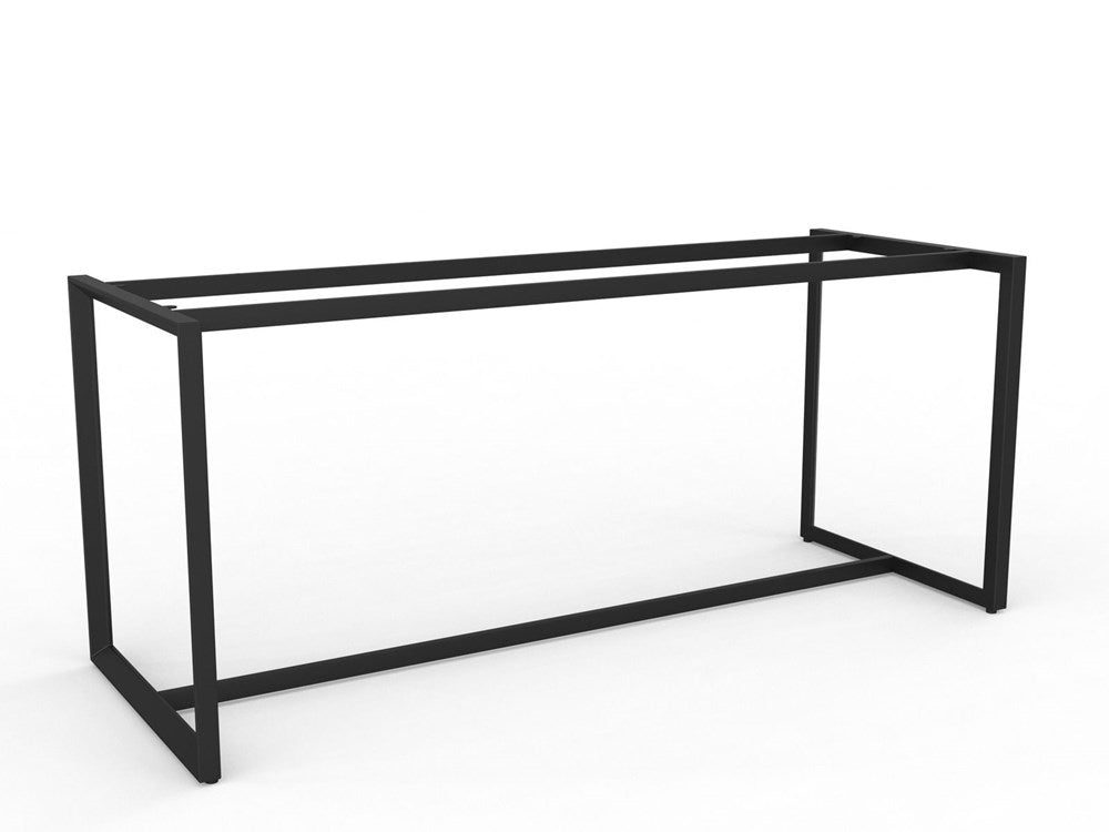 Anvil Bar Leaner - Frame Only-Meeting Room Furniture-2400 x 900-Black-Commercial Traders - Office Furniture