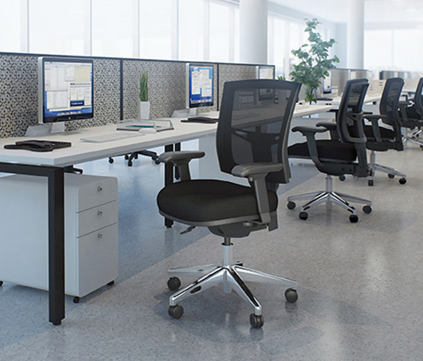 Buro Metro II 24/7 Mesh Office Chair-Office Chairs-No Thanks-Flat Pack Please-Commercial Traders - Office Furniture