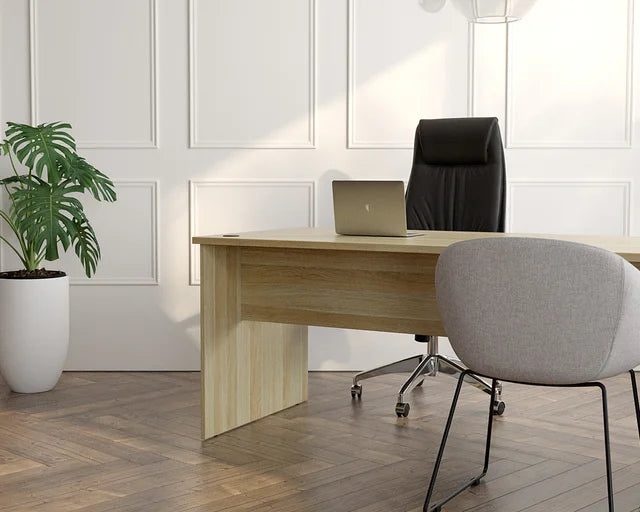 Cubit Slab End Desk-Office Desks-1200 x 600-Commercial Traders - Office Furniture