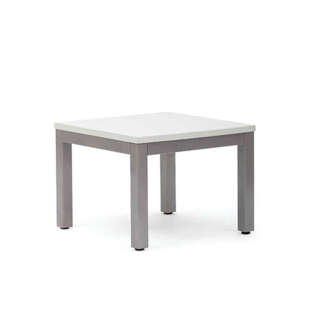 Cubit Coffee Table-Reception Furniture-600L x 600W-White-White-Commercial Traders - Office Furniture