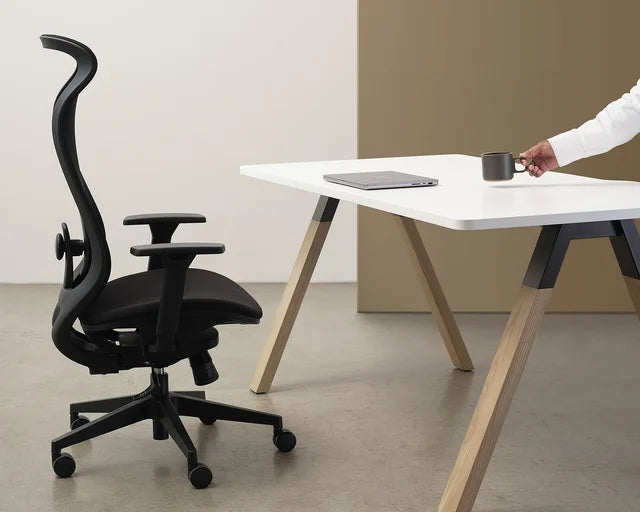 Cygnet Mesh Chair-Office Chairs-Flat Pack-Commercial Traders - Office Furniture