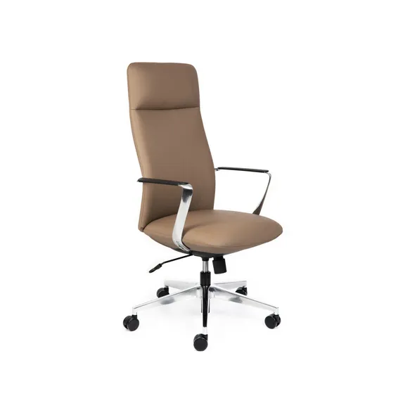 Directors Chair - Highback-Chairs-Tan-Flat Pack Please-Commercial Traders - Office Furniture
