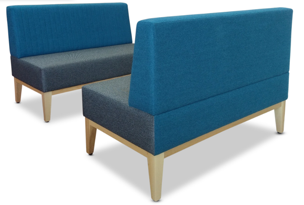 Easton 2 Seater-Reception Furniture-2 Seater-Lustrell (Vinyl)-Commercial Traders - Office Furniture