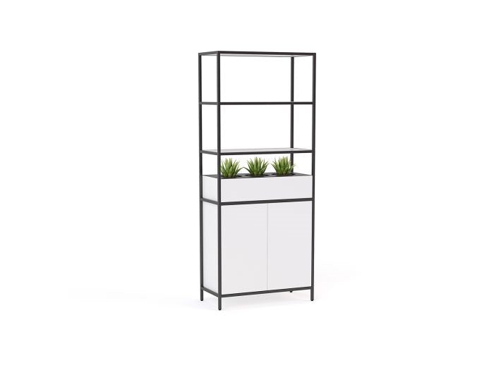 Kubix Configuration 1-Office Storage-White-Commercial Traders - Office Furniture