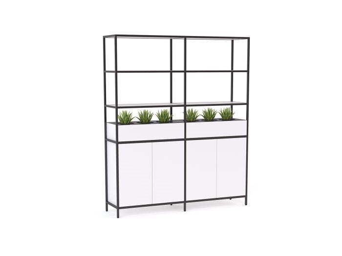 Kubix Configuration 2-Office Storage-White-Commercial Traders - Office Furniture