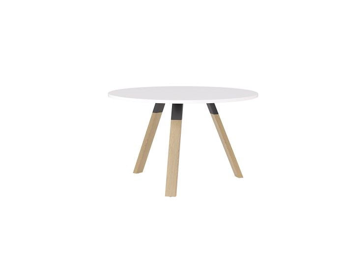 Ligna Meeting/Breakout Table-Meeting Tables-1200 Round-White-Commercial Traders - Office Furniture