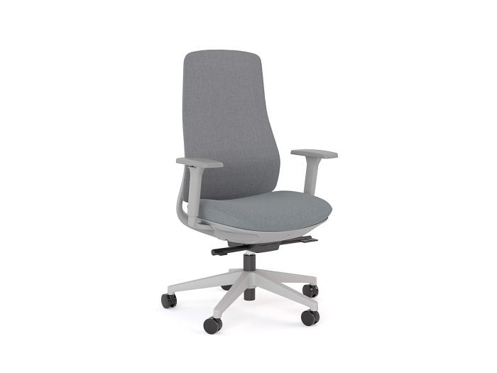Lume Mesh Chair-Office Chairs-Grey-Unassembled-Commercial Traders - Office Furniture