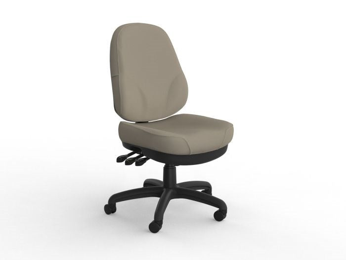 Plymouth Executive Task Chair-Office Chairs-Breathe Camel-No Arms Thanks-Commercial Traders - Office Furniture