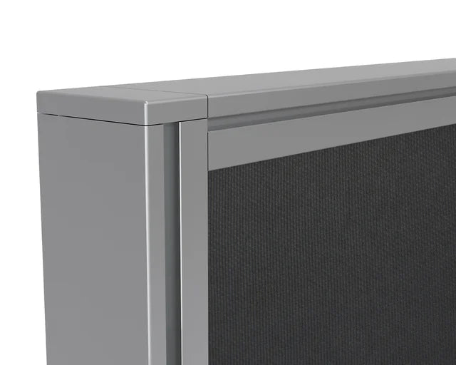 Studio 50 Partition - 1800h x 1800w-Office Partitons-Crown-Silver-Commercial Traders - Office Furniture