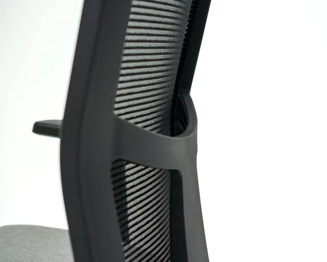 Urban Mesh Chair-Office Chairs-No Arms Thanks-Black Nylon Base-Flat Pack Please-Commercial Traders - Office Furniture