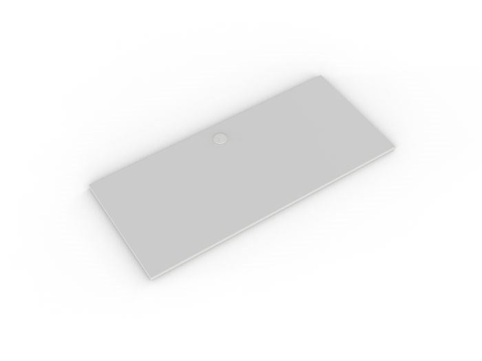 Cubit Desk Worktop-Desking-White-1200 x 600-Commercial Traders - Office Furniture