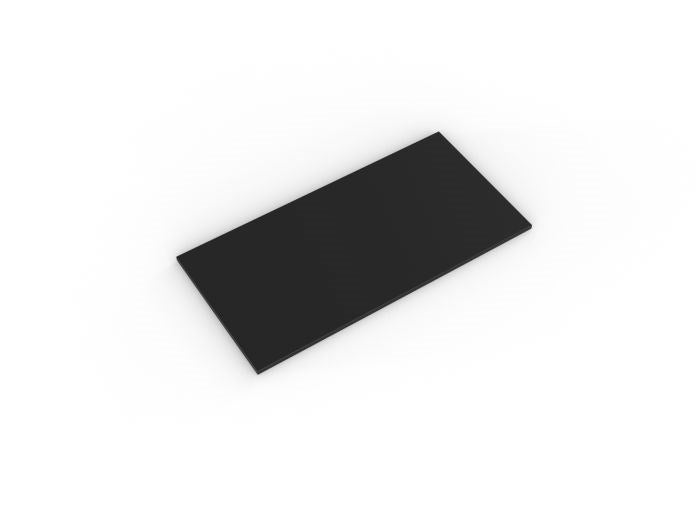 Team Flip Tops-Desking-1400 x 700-Black-Rectangle-Commercial Traders - Office Furniture