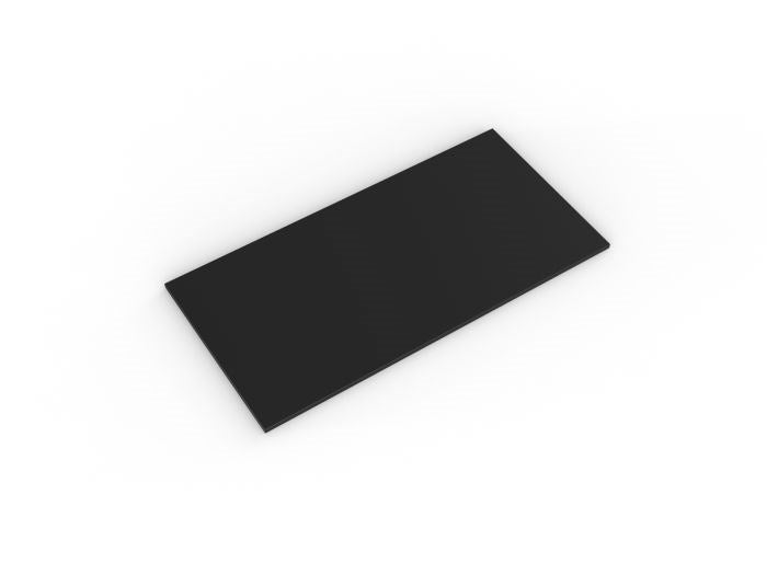 Team Flip Tops-Desking-1600 x 800-Black-Rectangle-Commercial Traders - Office Furniture