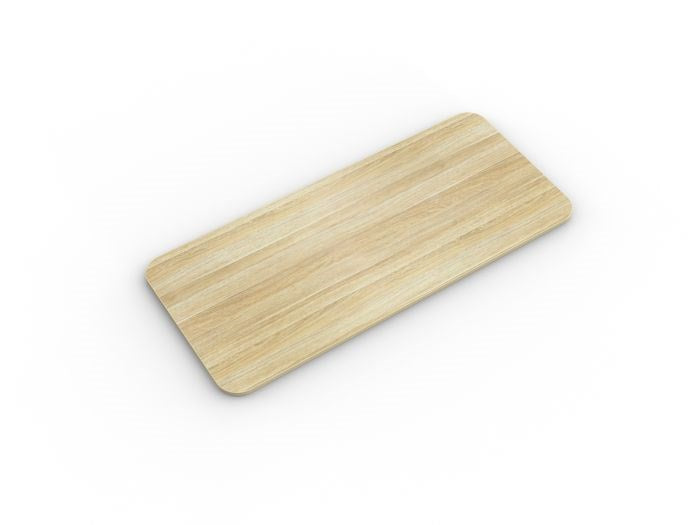 Team Flip Tops with Radius Corners-Meeting Room Furniture-Atlantic Oak-1200 x 700-Commercial Traders - Office Furniture