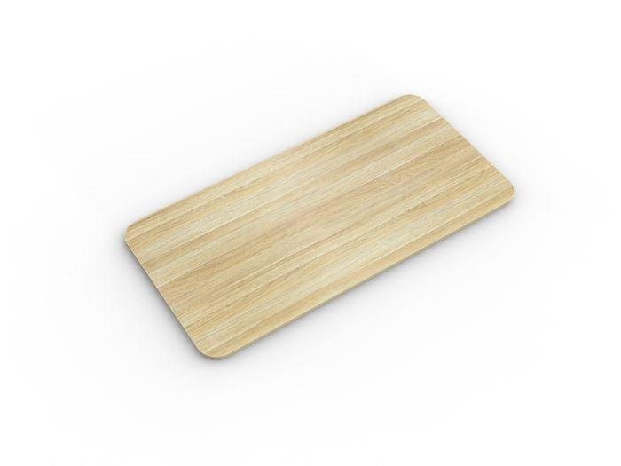 Team Flip Tops with Radius Corners-Meeting Room Furniture-Atlantic Oak-1200 x 700-Commercial Traders - Office Furniture