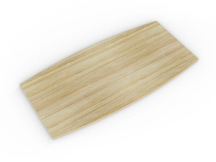 Team Flip Tops-Desking-2400 x 1200-Atlantic Oak-Boat-Commercial Traders - Office Furniture