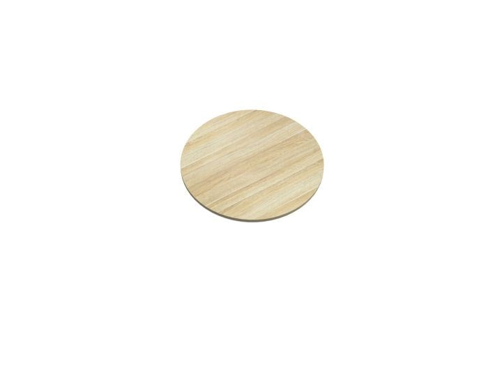 Team Flip Tops Round-Meeting Room Furniture-Atlantic Oak-900 Round-Commercial Traders - Office Furniture