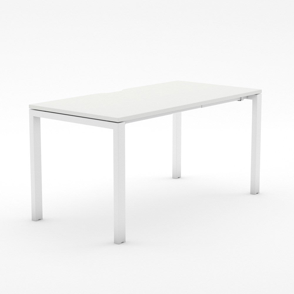 Alti 1500 x 750 Desk-Desking-White-White-Delivery to North Island-Commercial Traders - Office Furniture