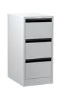 Classic 3 Drawer Filing Cabinet - Quickship-Storage-White Satin-Commercial Traders - Office Furniture