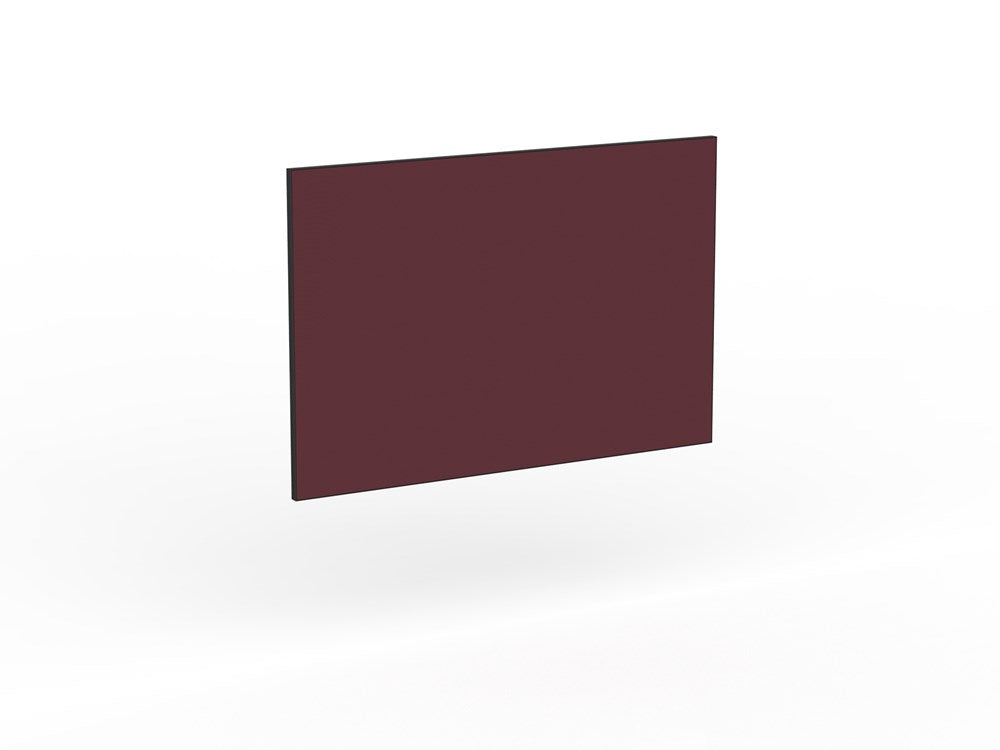 Active25 Desk Hung Screen - 1200 wide x 800 high-Office Partitons-Crown-Black-Commercial Traders - Office Furniture