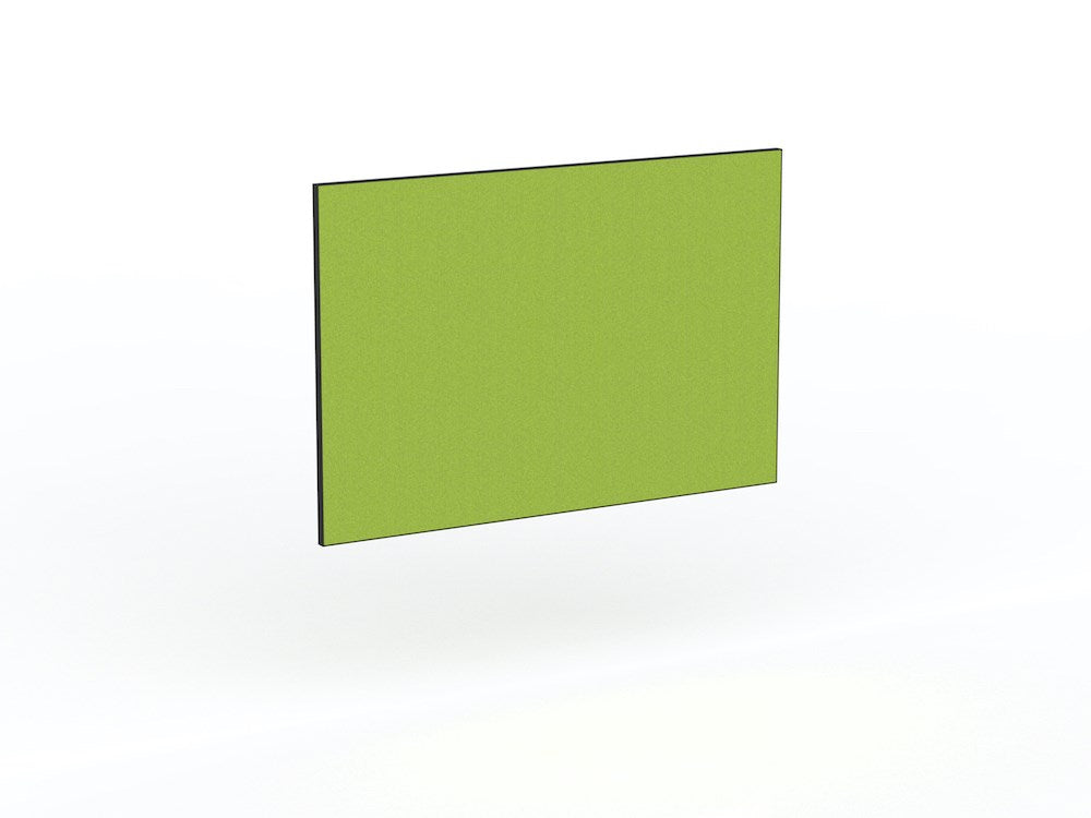 Active25 Desk Hung Screen - 1200 wide x 800 high-Office Partitons-Splice-Black-Commercial Traders - Office Furniture