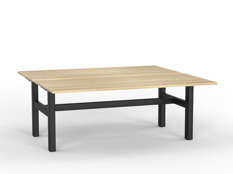 Agile Double Sided 1500 Fixed Height-Desking-White-White-Commercial Traders - Office Furniture