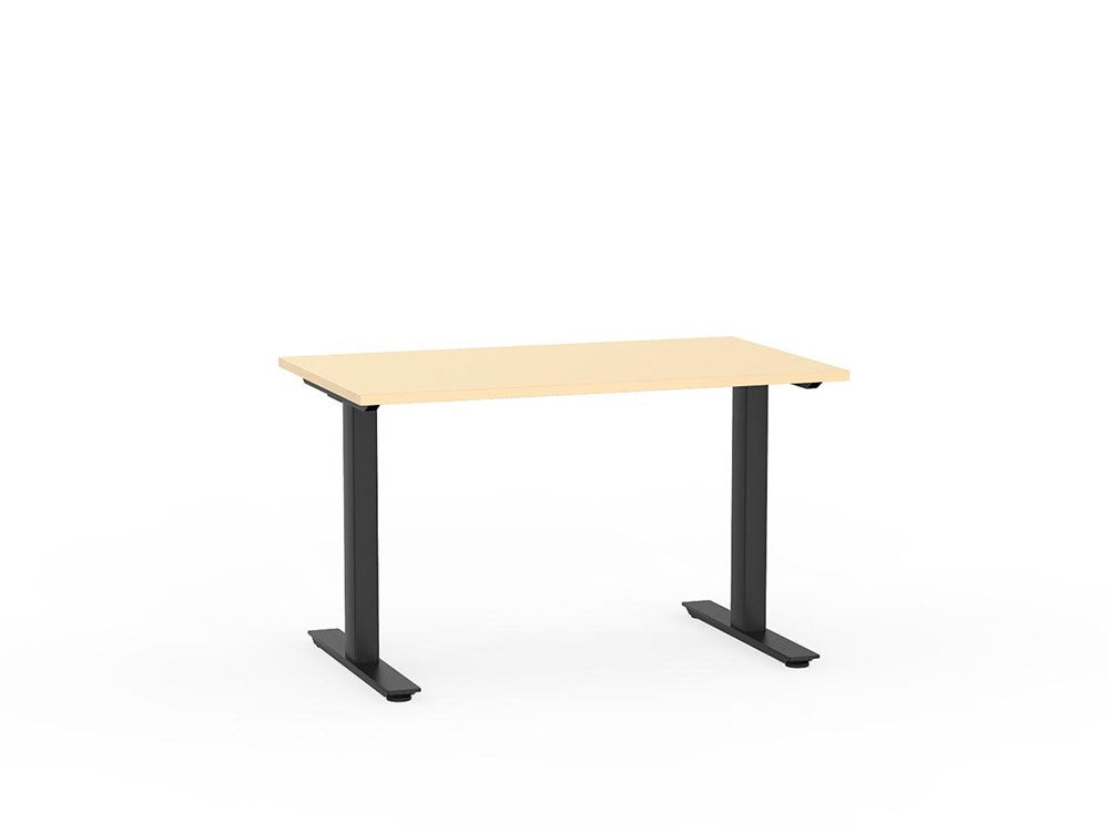 Agile 1200 x 700 Fixed Height Desk - 715mm high-Desking-White-Silver-Commercial Traders - Office Furniture
