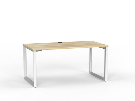 Anvil 1500 x 800 Desk-Desking-Atlantic Top/White Legs-Commercial Traders - Office Furniture