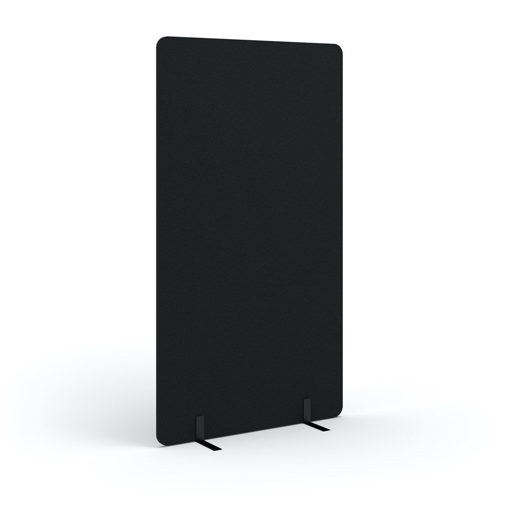 Acoustic Freestanding Partition - 1800h x 1000w -24mm thick-Noise Reduction-Black-Commercial Traders - Office Furniture