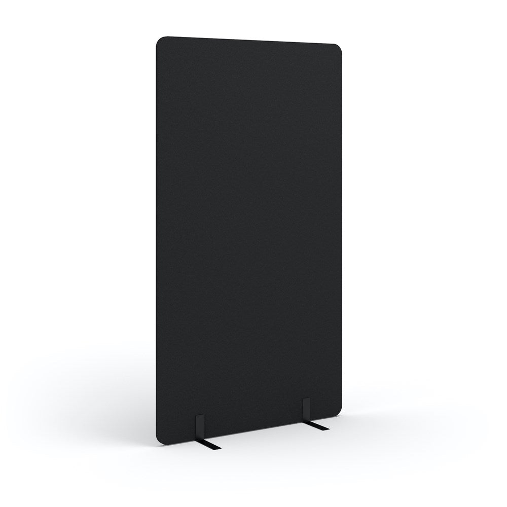Acoustic Freestanding Partition - 1800h x 1000w -24mm thick-Noise Reduction-Dark Grey-Commercial Traders - Office Furniture