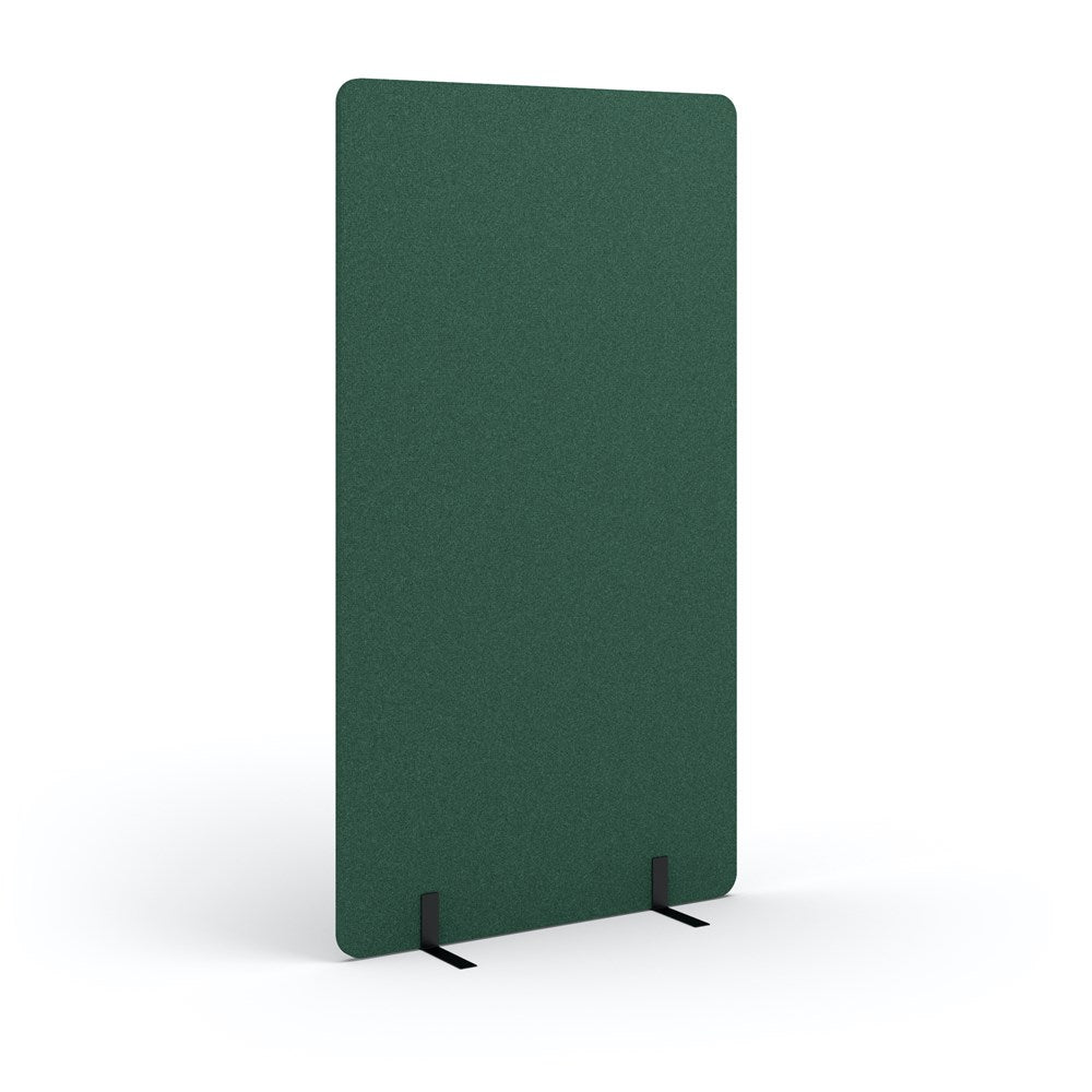Acoustic Freestanding Partition - 1800h x 1000w -24mm thick-Noise Reduction-Forest Green-Commercial Traders - Office Furniture