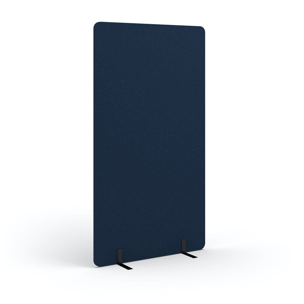 Acoustic Freestanding Partition - 1800h x 1000w -24mm thick-Noise Reduction-Navy Peony-Commercial Traders - Office Furniture