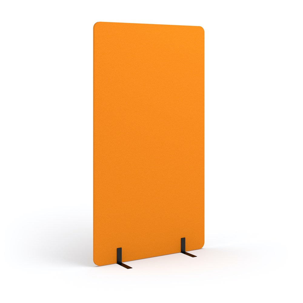 Acoustic Freestanding Partition - 1800h x 1000w -24mm thick-Noise Reduction-Orange-Commercial Traders - Office Furniture