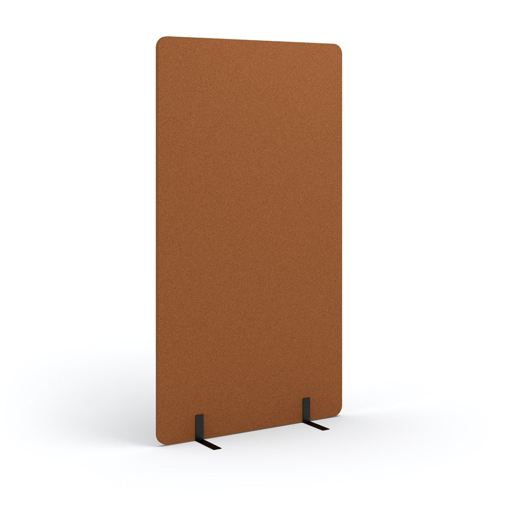 Acoustic Freestanding Partition - 1800h x 1000w -24mm thick-Noise Reduction-Rust-Commercial Traders - Office Furniture