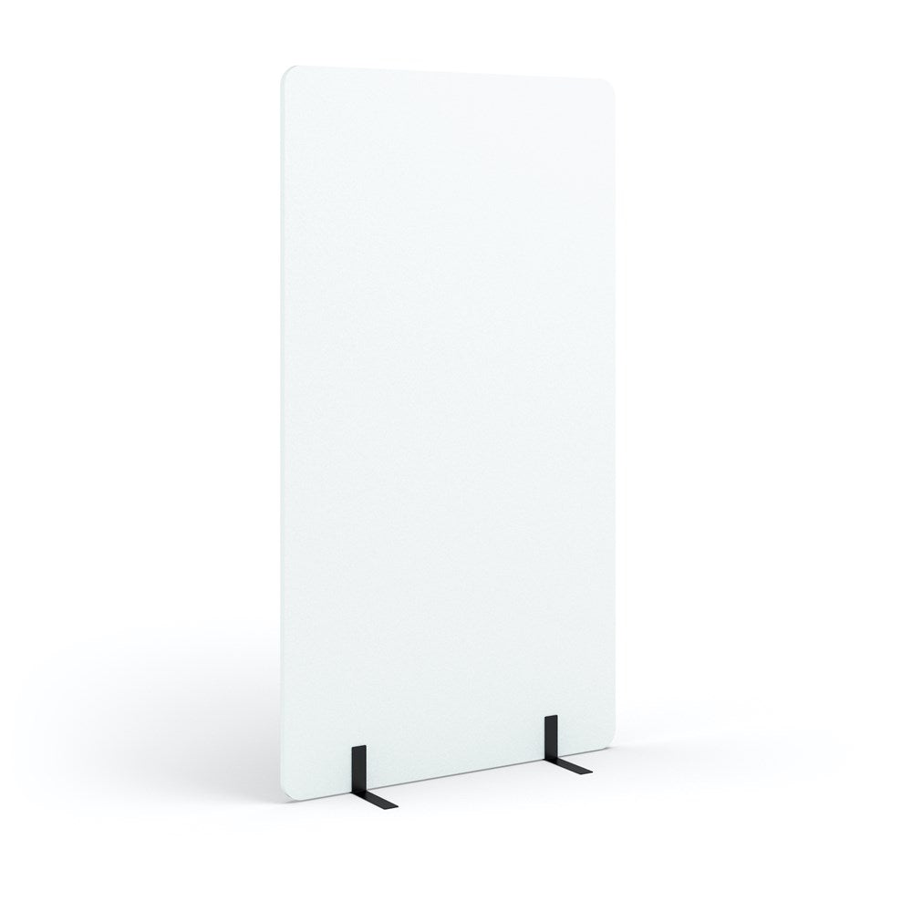 Acoustic Freestanding Partition - 1800h x 1000w -24mm thick-Noise Reduction-White-Commercial Traders - Office Furniture