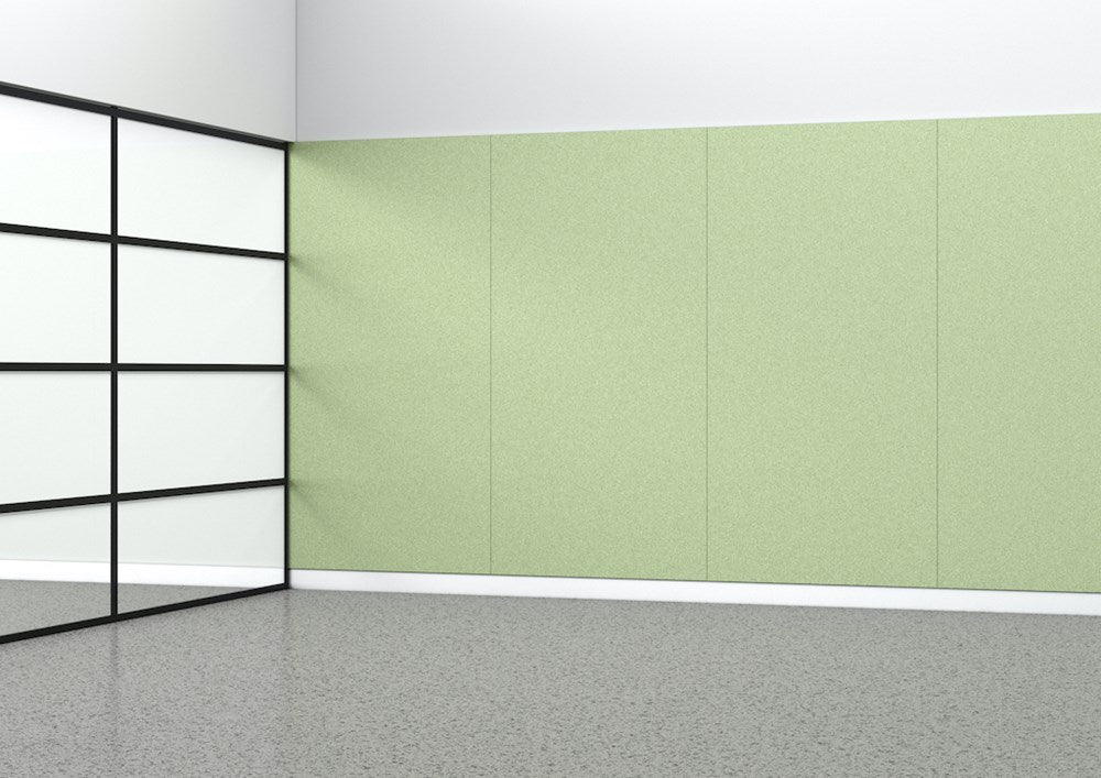 Acoustic Panel - 24mm thick - 1200 x 2400-Noise Reduction-Leaf Green-Commercial Traders - Office Furniture