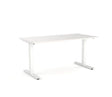 Agile 1200 x 700 Fixed Height Desk - 715mm high-Desking-White-Silver-Commercial Traders - Office Furniture