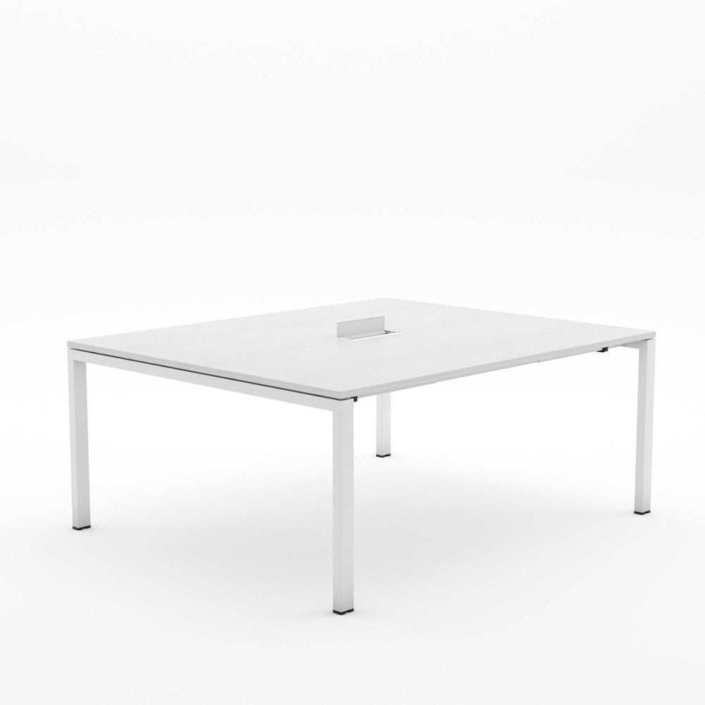 Alti Meeting Table 1800 x 1500-Meeting Tables-Silver Strata-White-North Island-Commercial Traders - Office Furniture