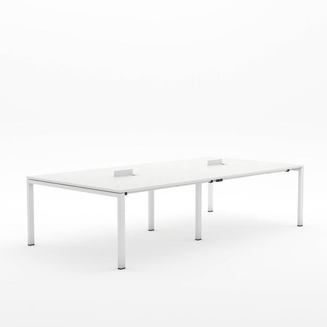 Alti Meeting Table 3000 x 1500 - White Frame Only-Meeting Tables-White-White-North Island (Ground Floor Only)-Commercial Traders - Office Furniture