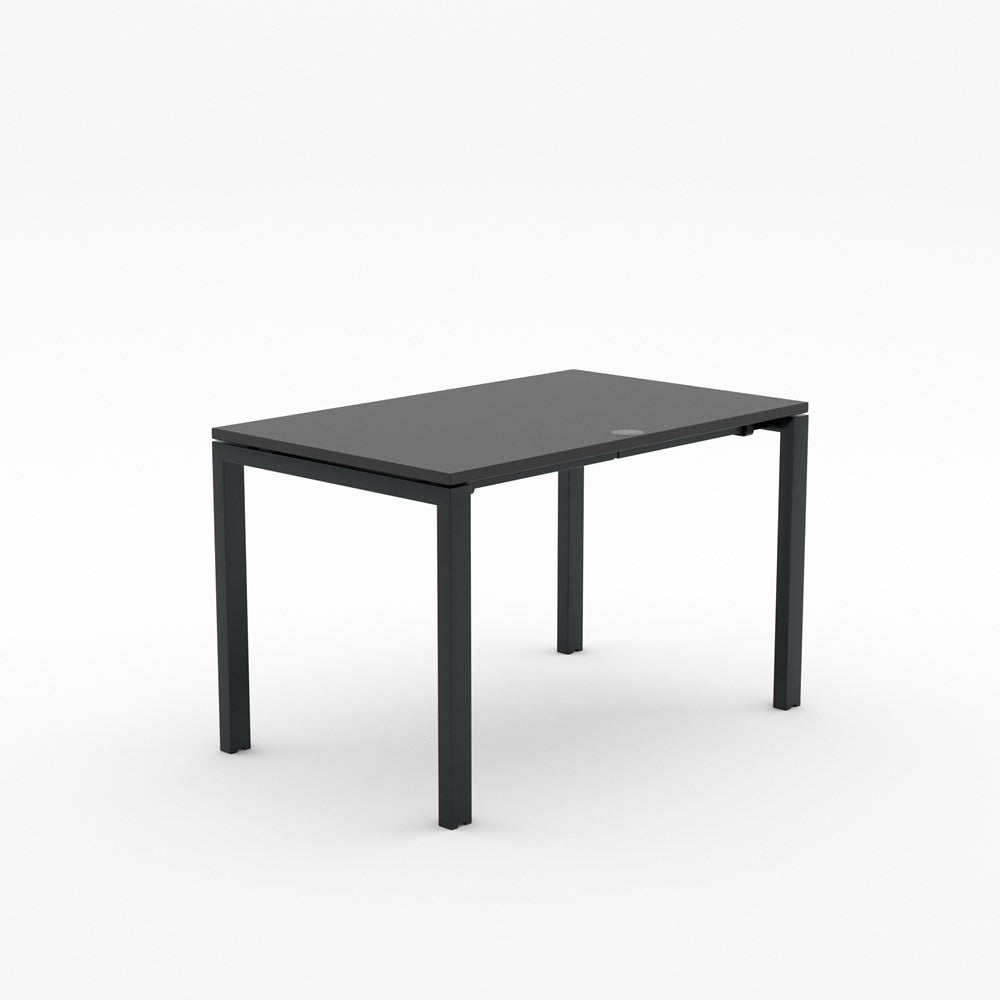 Alti 1200 x 750 Desk-Desking-Black-Black-Delivery to North Island-Commercial Traders - Office Furniture