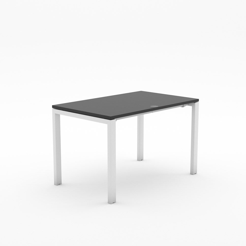 Alti 1200 x 750 Desk-Desking-Black-White-Delivery to North Island-Commercial Traders - Office Furniture