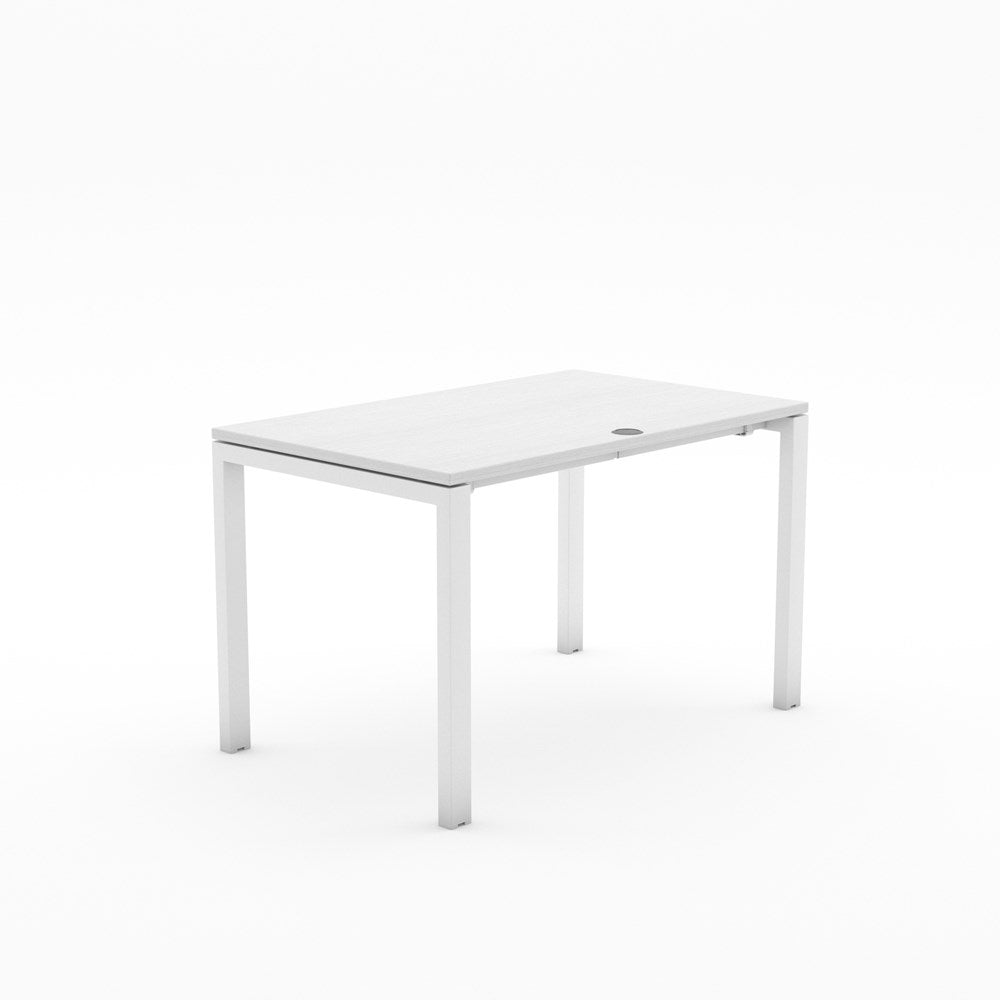 Alti 1200 x 750 Desk-Desking-Silver Strata-White-Delivery to North Island-Commercial Traders - Office Furniture