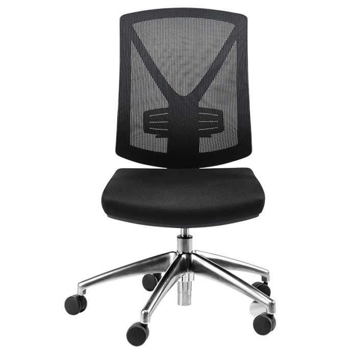 Buro Brio II Mesh Chair - New Model-Office Chairs-Chrome Base-Flat Pack Please-Commercial Traders - Office Furniture
