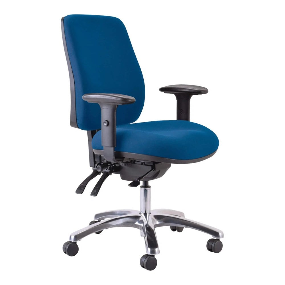 Buro Roma 3L Executive 24/7 - High Back-Office Chairs-Navy-Flat Pack Please-Commercial Traders - Office Furniture