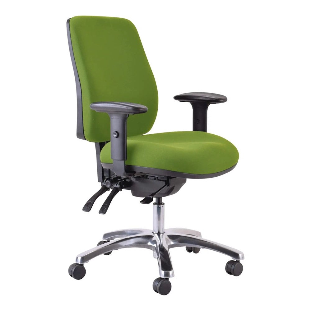 Buro Roma 3L Executive 24/7 - High Back-Office Chairs-Green-Flat Pack Please-Commercial Traders - Office Furniture