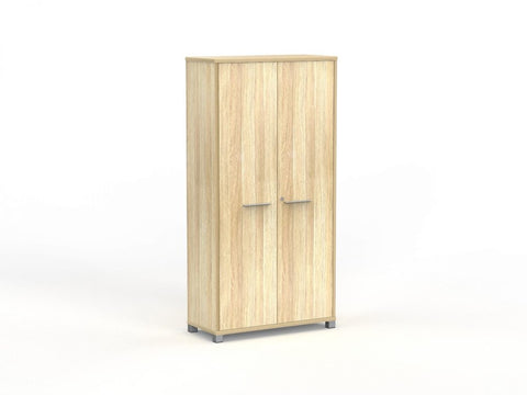 Cubit Cupboard 1800 H x 900 W-Storage-Atlantic Oak-Commercial Traders - Office Furniture