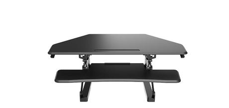 Corner Deskalator-Desking-Black-Commercial Traders - Office Furniture