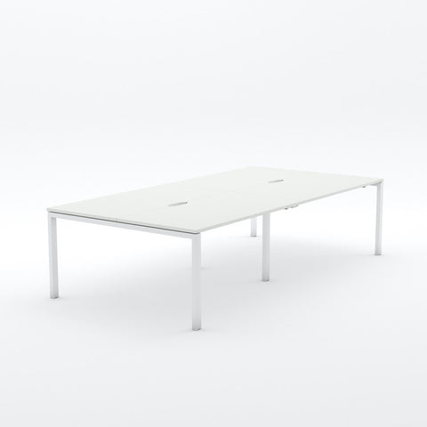 Alti 4 Person Pod Desk 1200W-Desking-White-North Island-Commercial Traders - Office Furniture