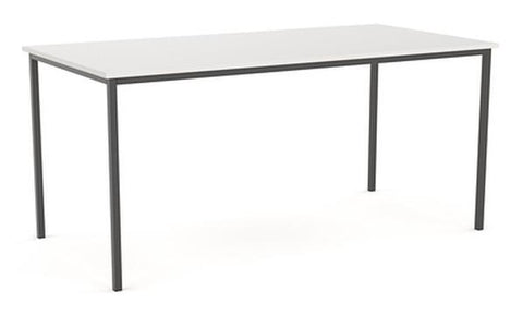 Ergoplan 1600x800 Canteen Table - White-Lunchroom Tables-Default-Commercial Traders - Office Furniture