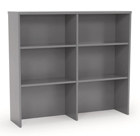Ergoplan Hutch 1200 W - Silver-Storage-Default-Commercial Traders - Office Furniture